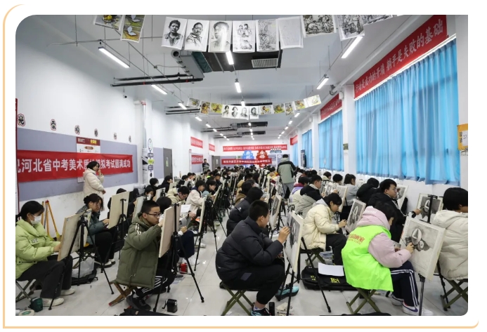 千人模考，全真模拟，精英华唐艺术高中中考美术模拟考试